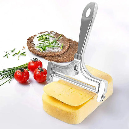 Stainless Steel Cheese Slicer Adjustable Thickness Butter Cutter Soft and Semi-Hard Kitchen Cooking Tools Cheddar Gadgets Grater