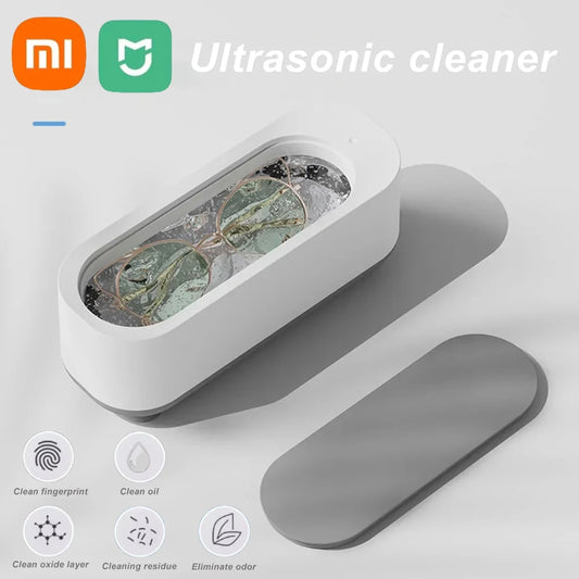 Xiaomi 360 Degree Ultrasonic Cleaner Portable Professional High Frequency Vibration Jewelry Eyeglasses Watches Cleaning Machine