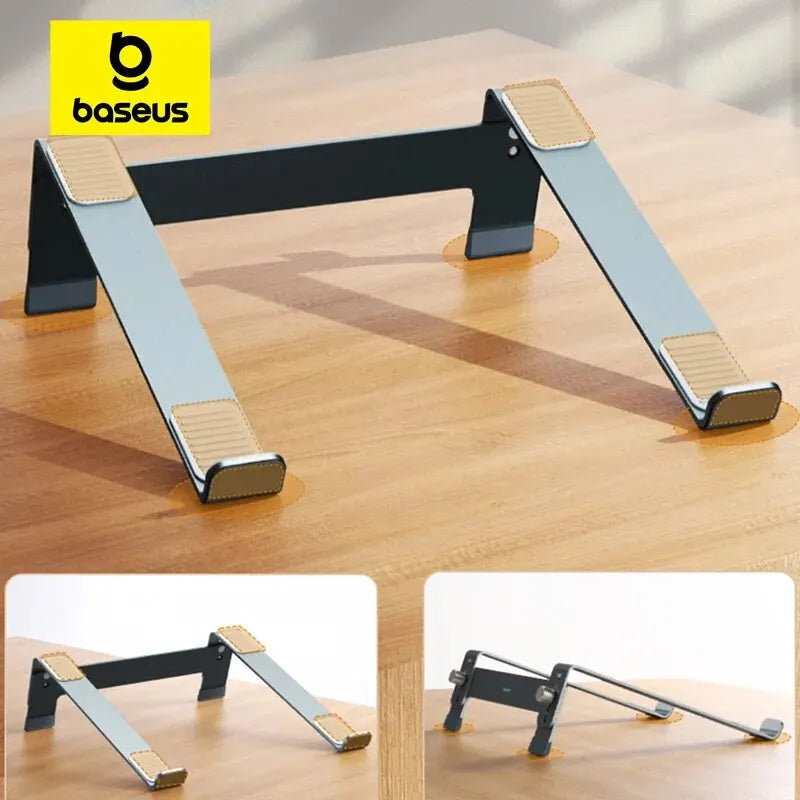 Baseus Adjustable Laptop Stand Aluminum Portable Notebook Support Holder for Macbook Air Pro Computer Stand Cooling Bracket