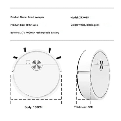 Xiaomi MIJIA 3 in 1 Smart Sweeping Robot Vacuum Cleaner 4000Pa Strong Suction Easy To Use For Hard Floors Pet Hair Carpets New